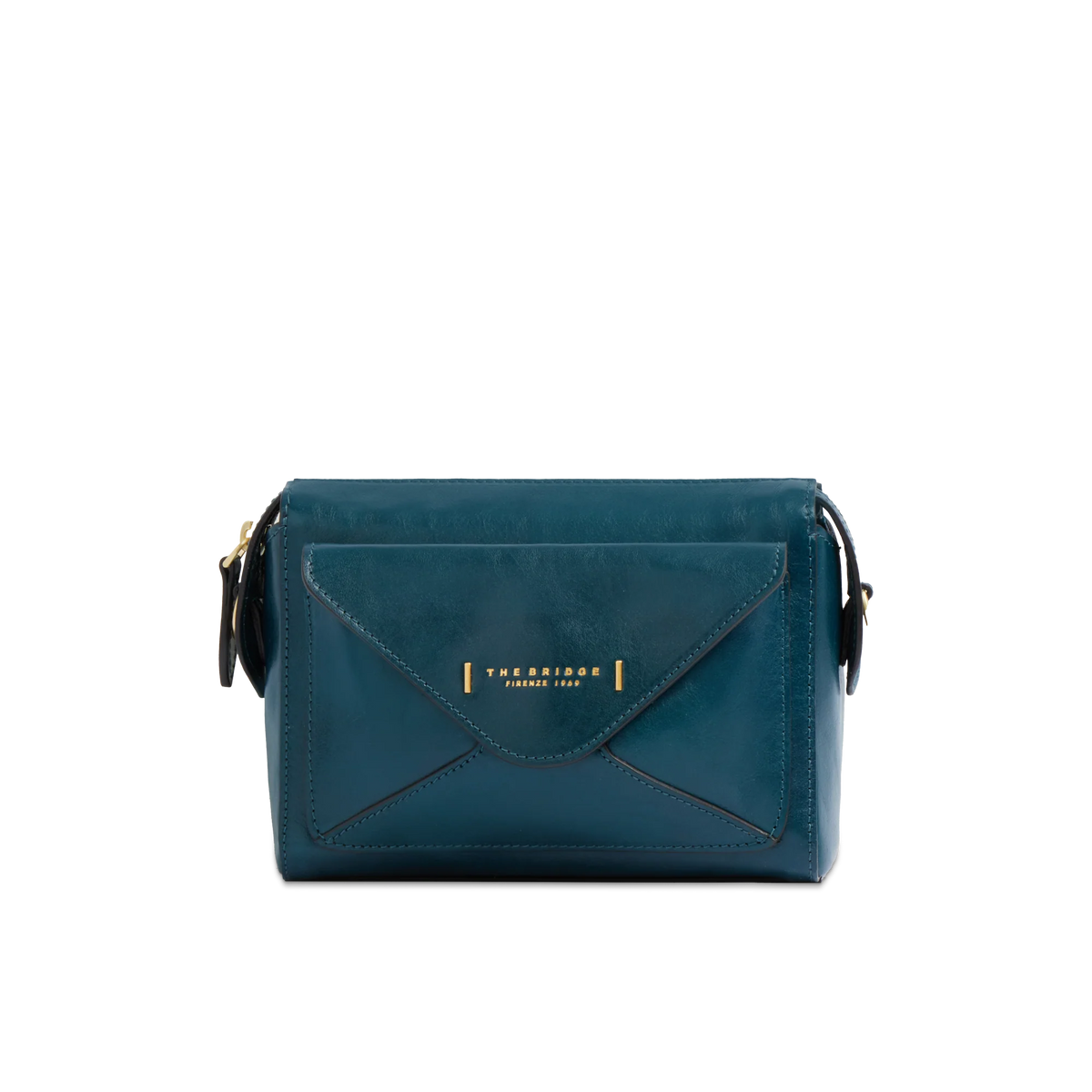 Borsa tracolla pelle chiusa con zip The Bridge 04290401