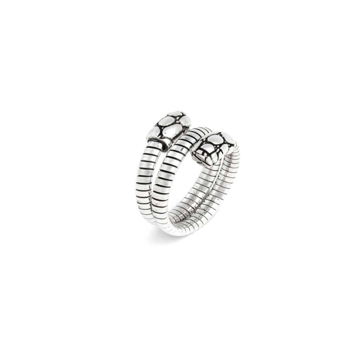 Anello Tubogas Croco Doppio Giovanni Raspini 12536/16