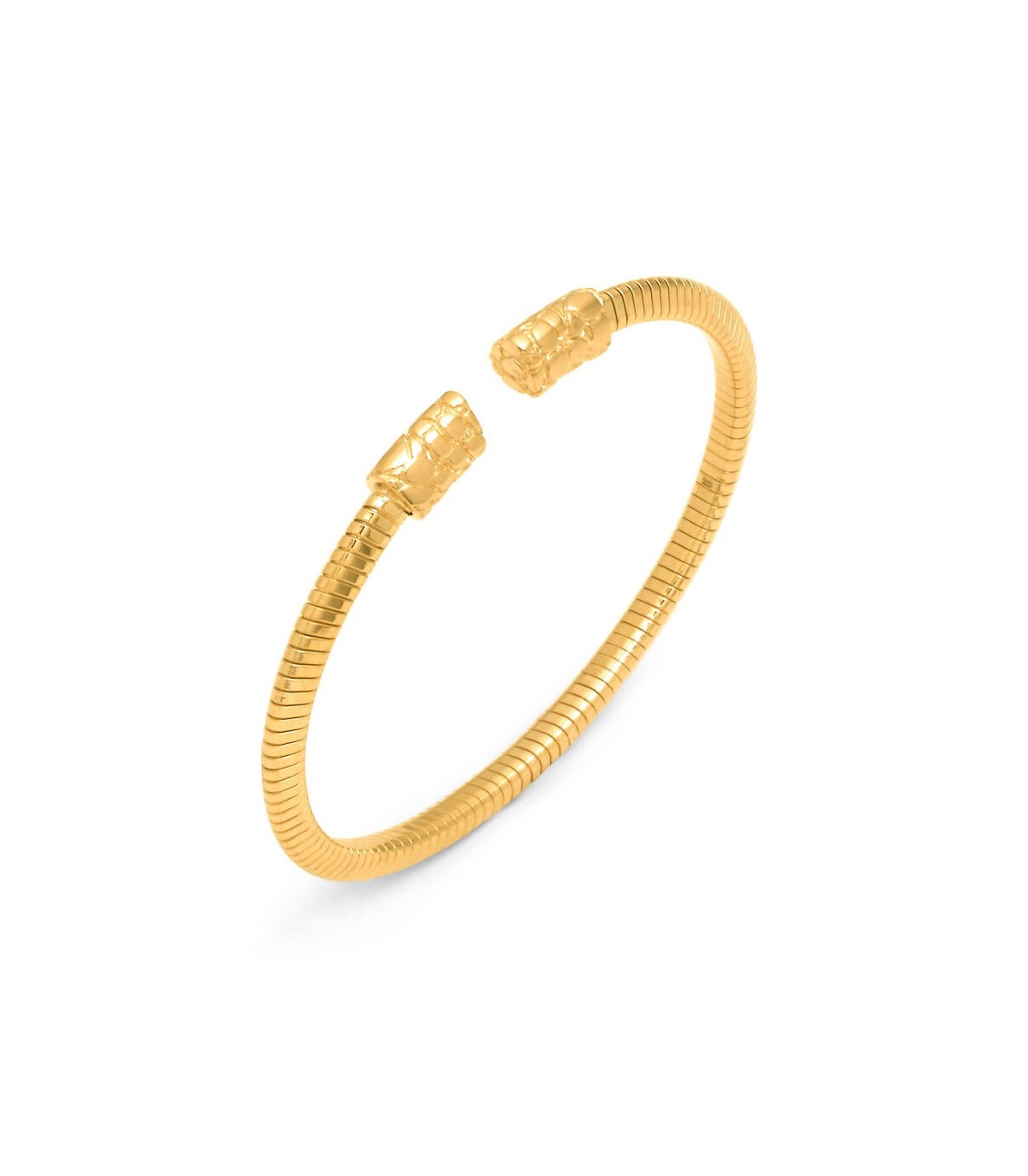 Bracciale tubogas croco piccolo dorato Giovanni Raspini 12547