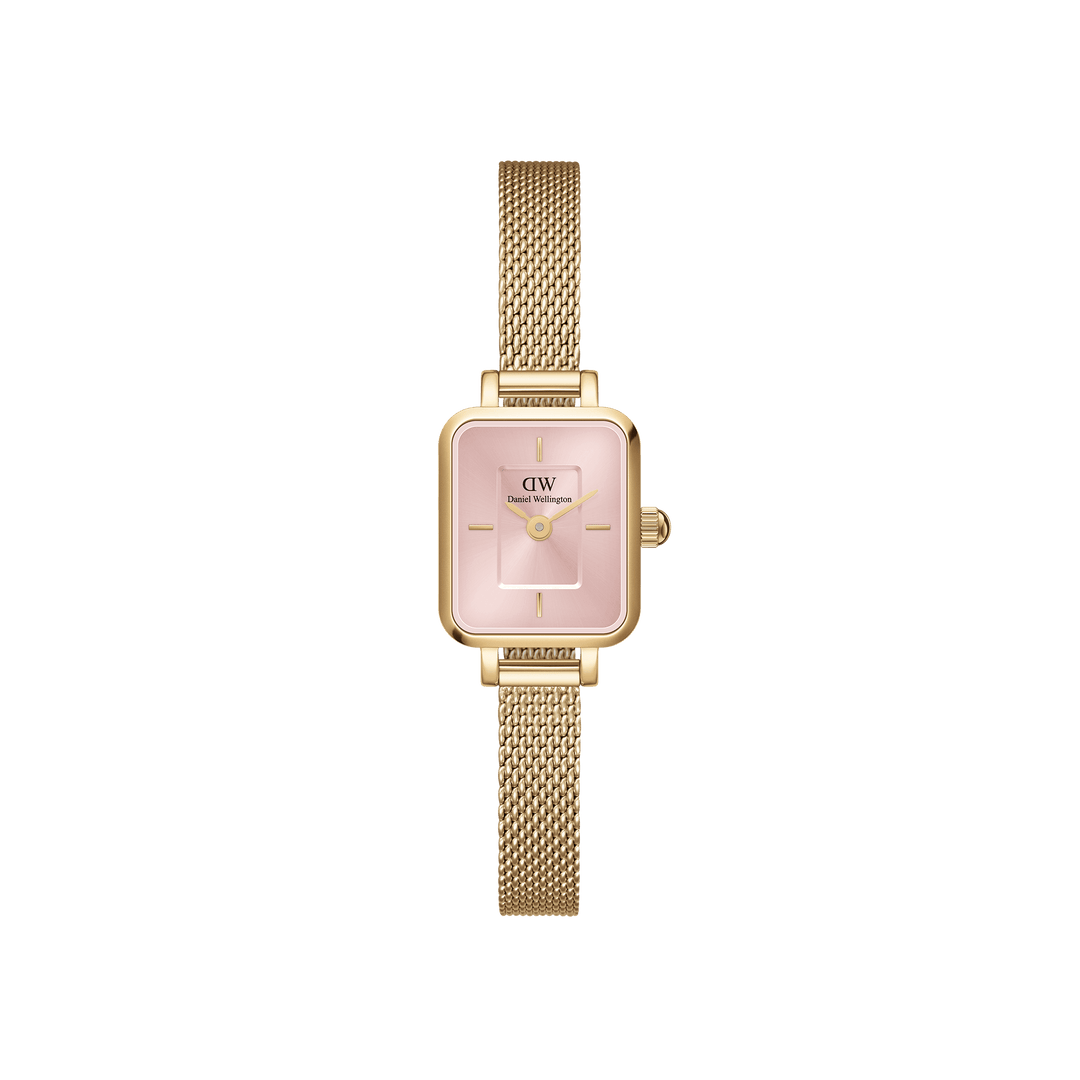 Orologio Donna Daniel Wellington Quadro Mini Evergold Blush DW00100655