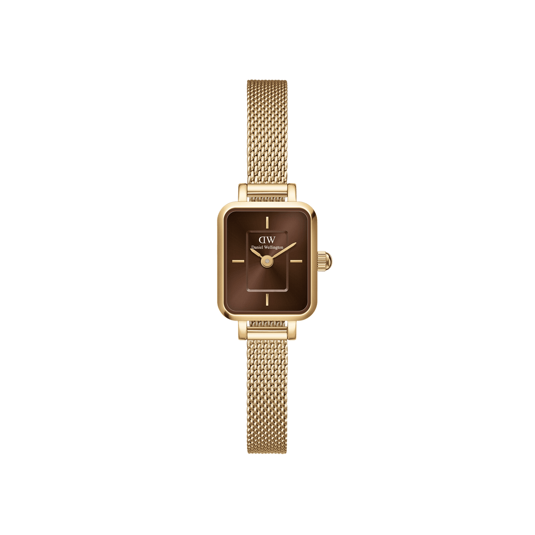 Orologio Donna Daniel Wellington Quadro Mini Evergold Onyx DW00100654