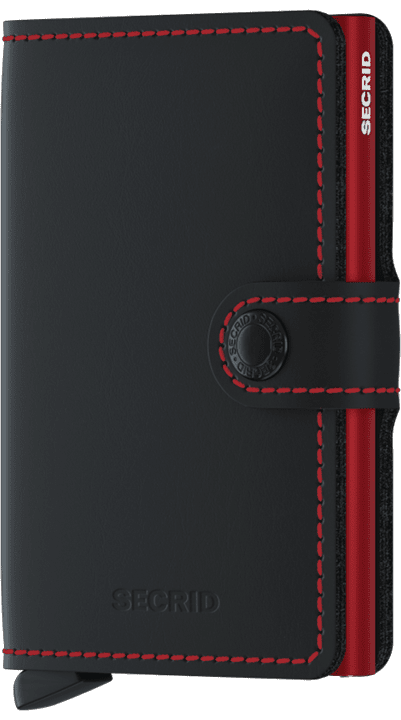 Mini wallet Secrid Matte Black & Red