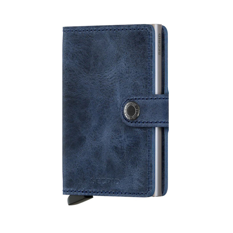 Mini wallet Secrid vintage blue