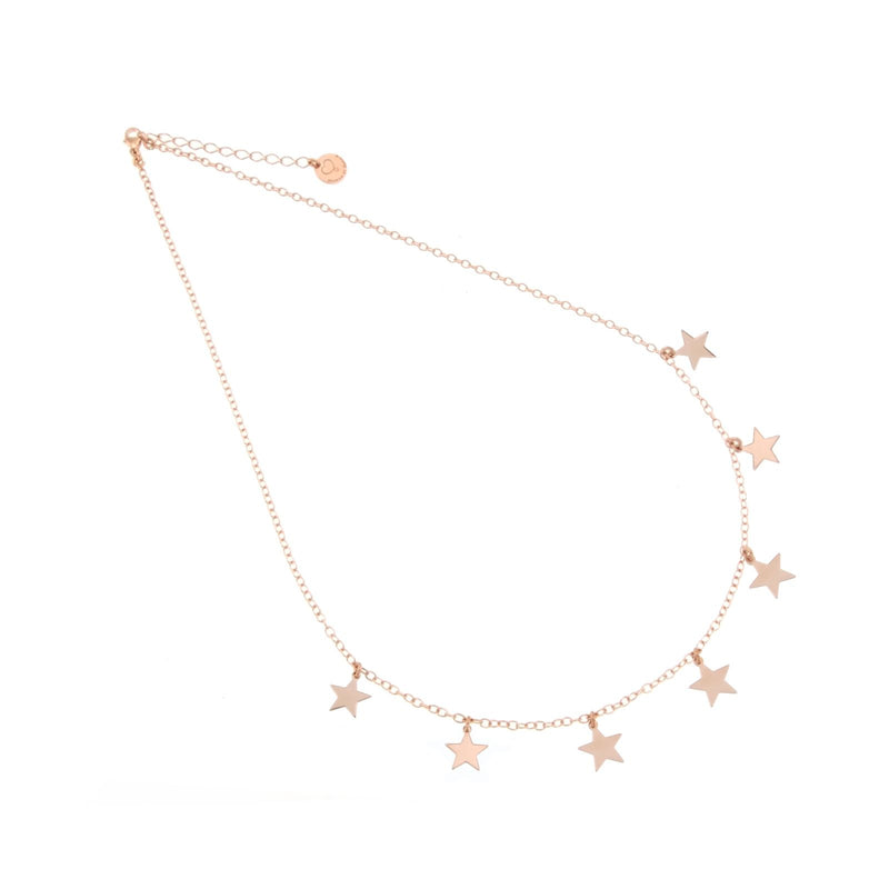 Collana  girocollo con  stelle pendenti Maman et sophie GC00317