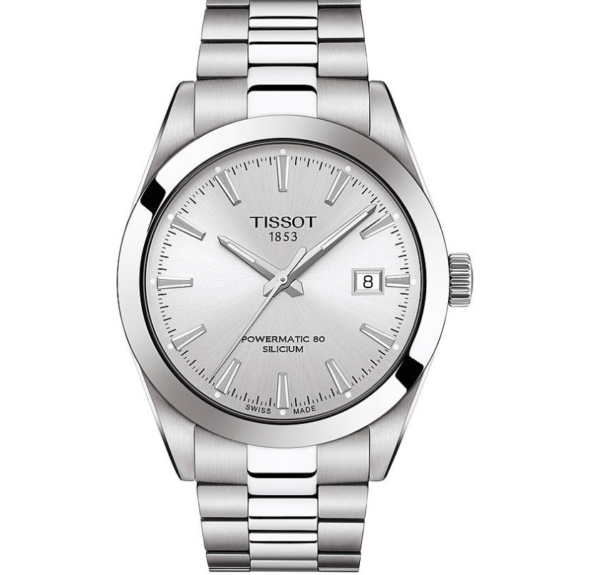 Orologio Meccanico Uomo Tissot Gentleman Powermatic 80 Silicium T127.407.11.031.00