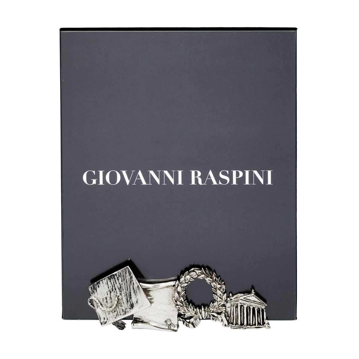 Portafoto Giovanni Raspini Cornice Laurea Bronzo bianco – B0662