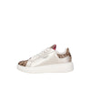 Scarpa Donna Ynot Sneakers linea Queen Round in Pelle Platinum YNI2410