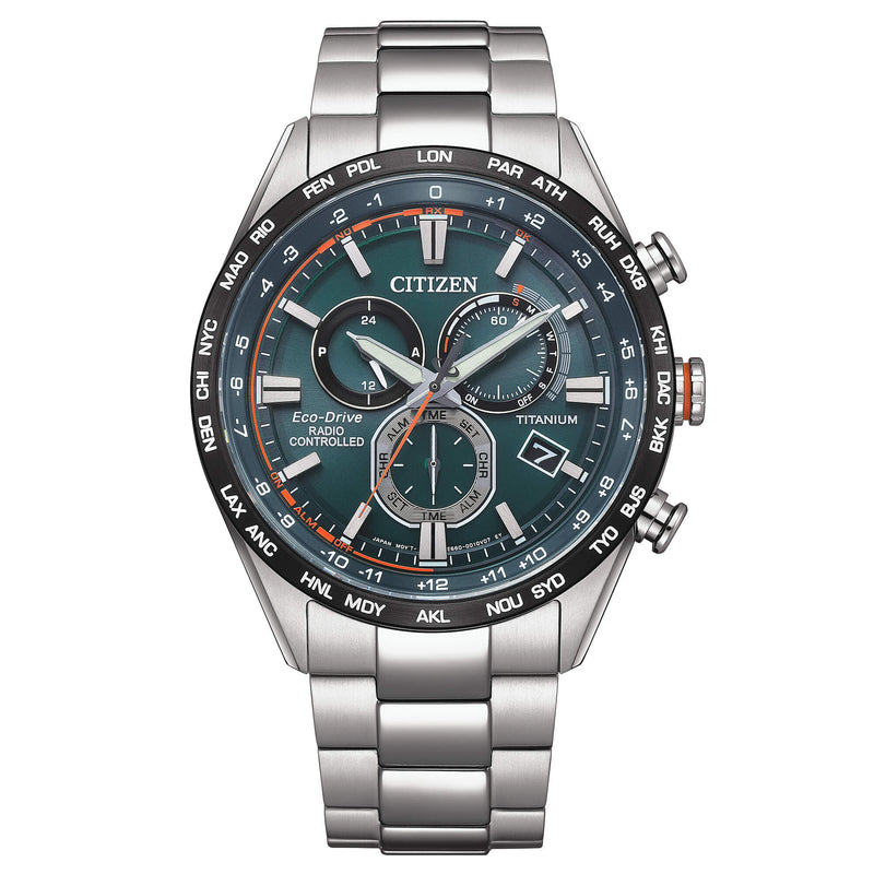 OROLOGIO A CARICA LUCE ECO DRIVE UOMO CITIZEN SUPER TITANIO CB5946-82X