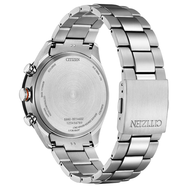 OROLOGIO A CARICA LUCE ECO DRIVE UOMO CITIZEN SUPER TITANIO CB5946-82X