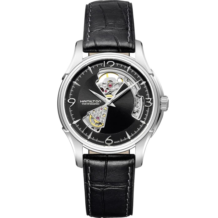 OROLOGIO AUTOMATICO UOMO JAZZMASTER OPEN HEART H32565735